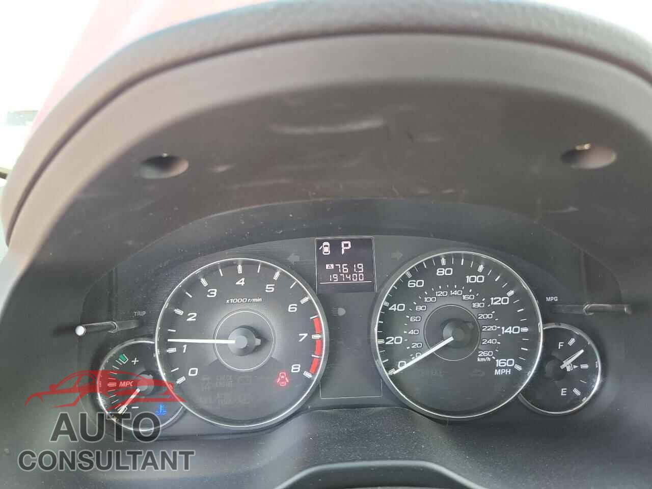 SUBARU OUTBACK 2011 - 4S4BRDKC7B2363685