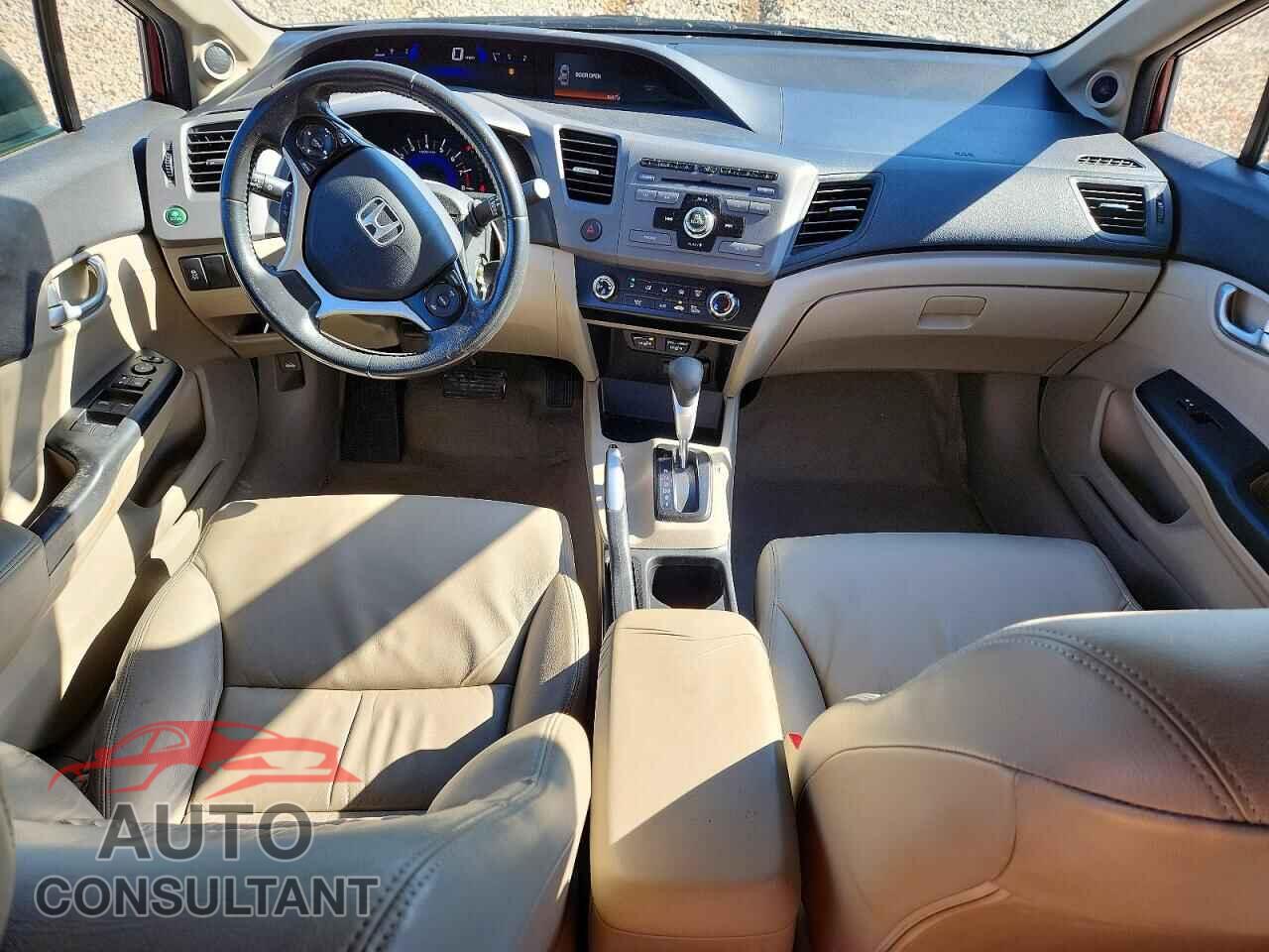 HONDA CIVIC 2012 - 19XFB2F94CE072692