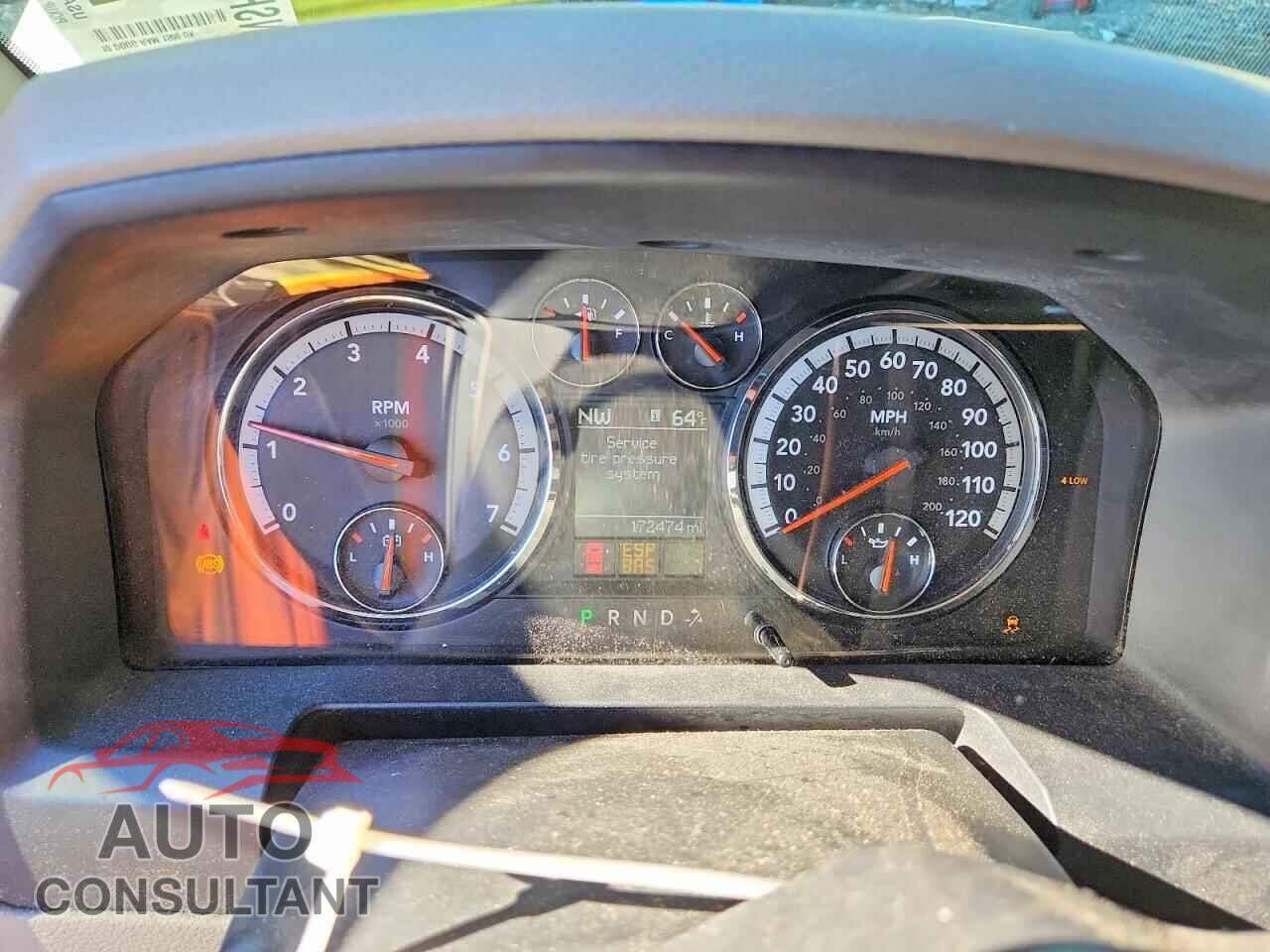DODGE RAM 1500 2010 - 1D7RV1GT5AS122945