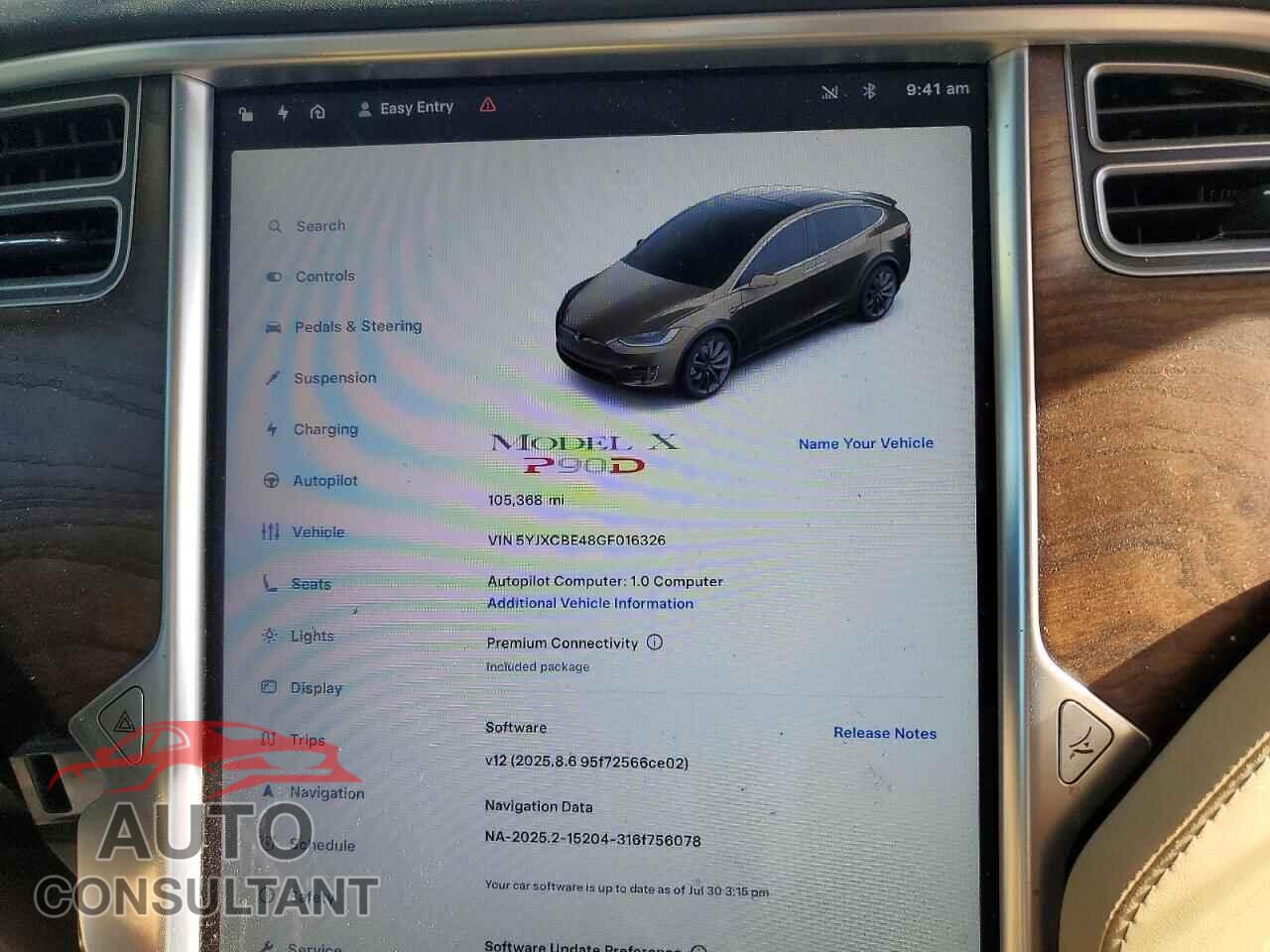 TESLA MODEL X 2016 - 5YJXCBE48GF016326