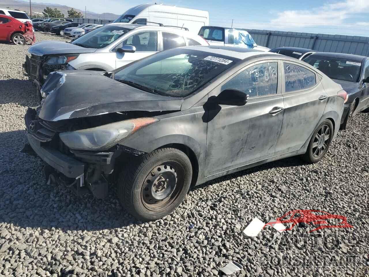 HYUNDAI ELANTRA 2013 - 5NPDH4AE4DH210198