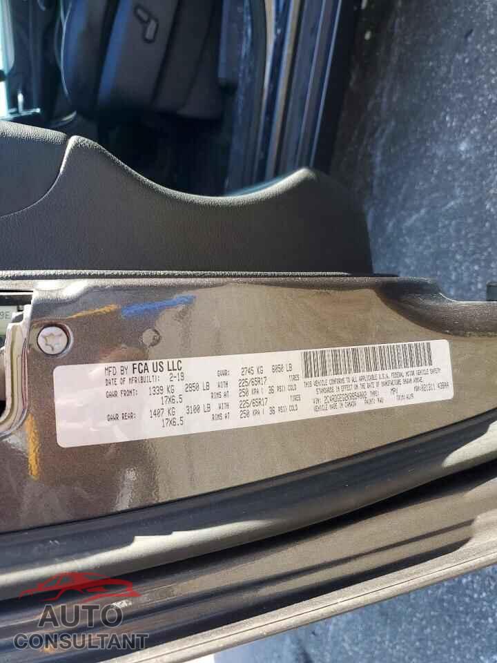 DODGE CARAVAN 2019 - 2C4RDGEG2KR654002