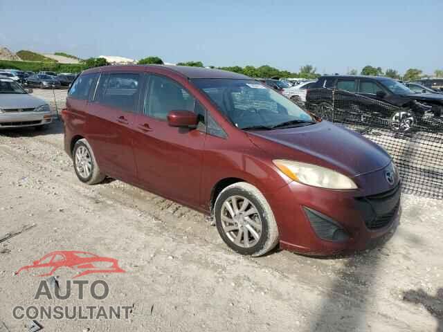 MAZDA 5 2012 - JM1CW2BLXC0125378