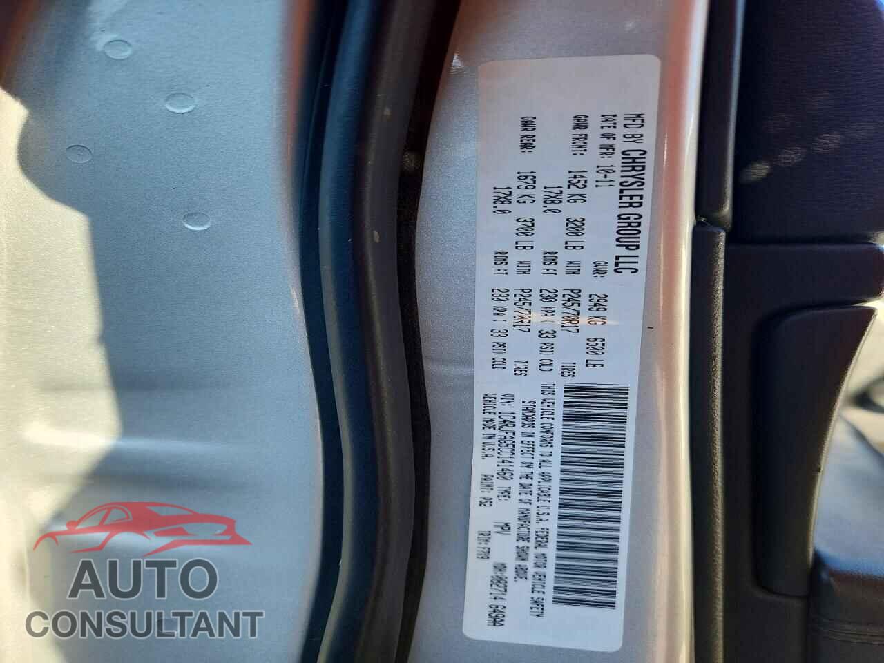 JEEP CHEROKEE 2012 - 1C4RJFAG5CC141460