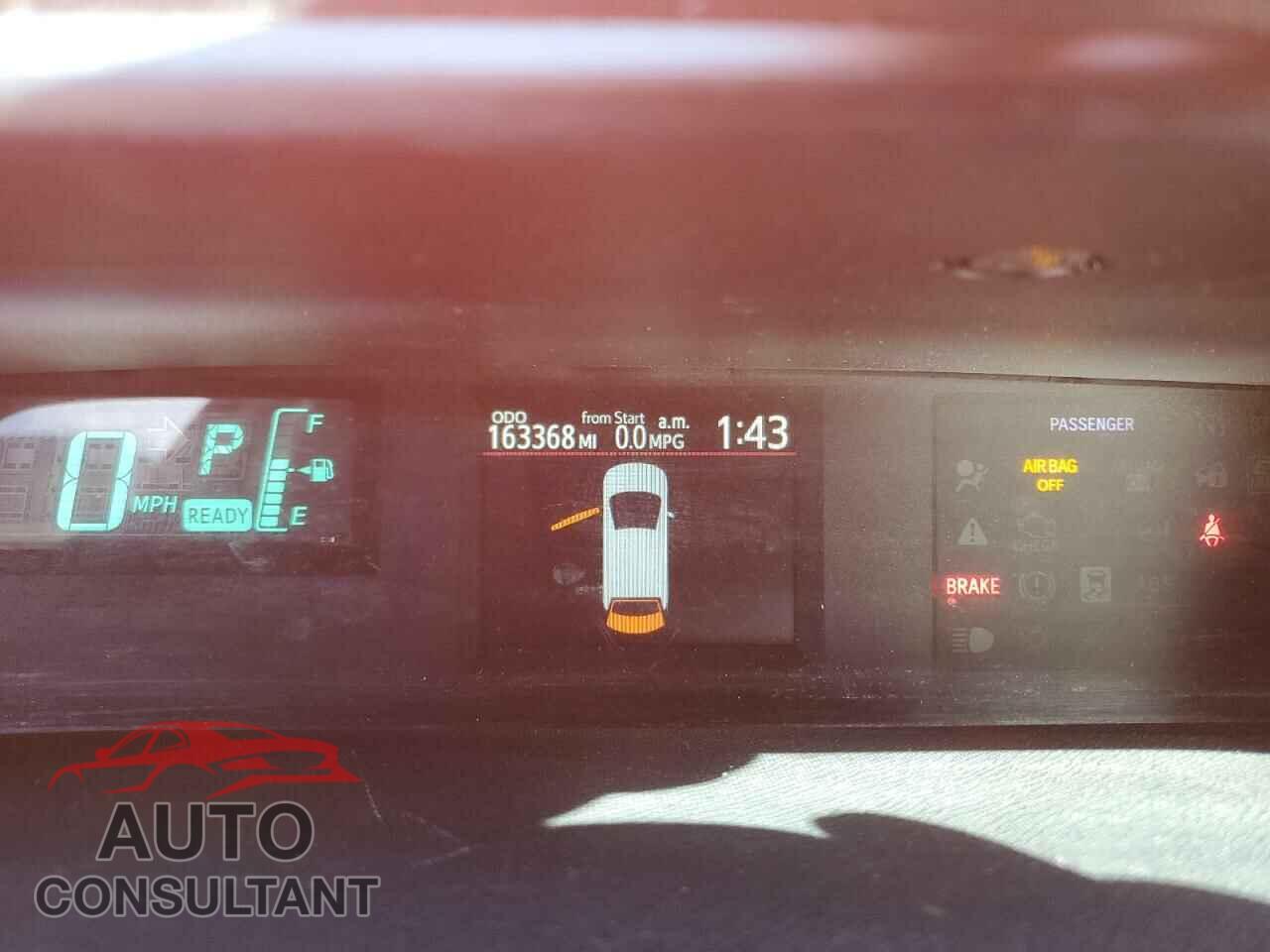 TOYOTA PRIUS 2012 - JTDKDTB39C1020185