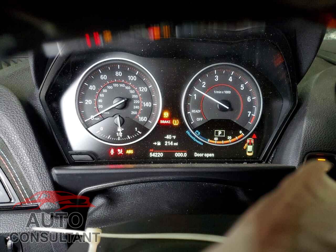 BMW 2 SERIES 2016 - WBA1F9C53GV742708