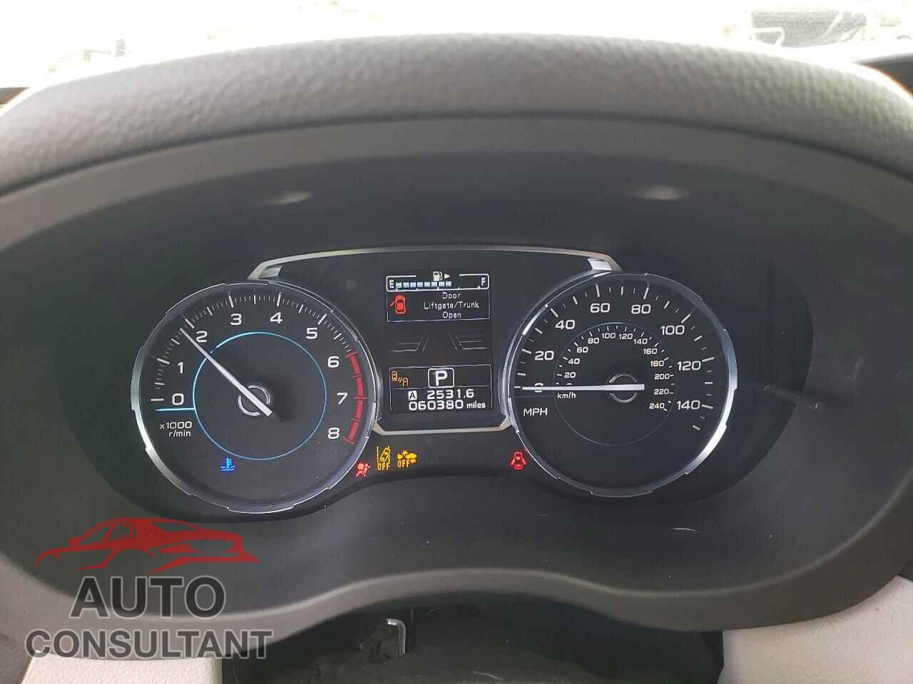SUBARU FORESTER 2017 - JF2SJAGC2HH512885