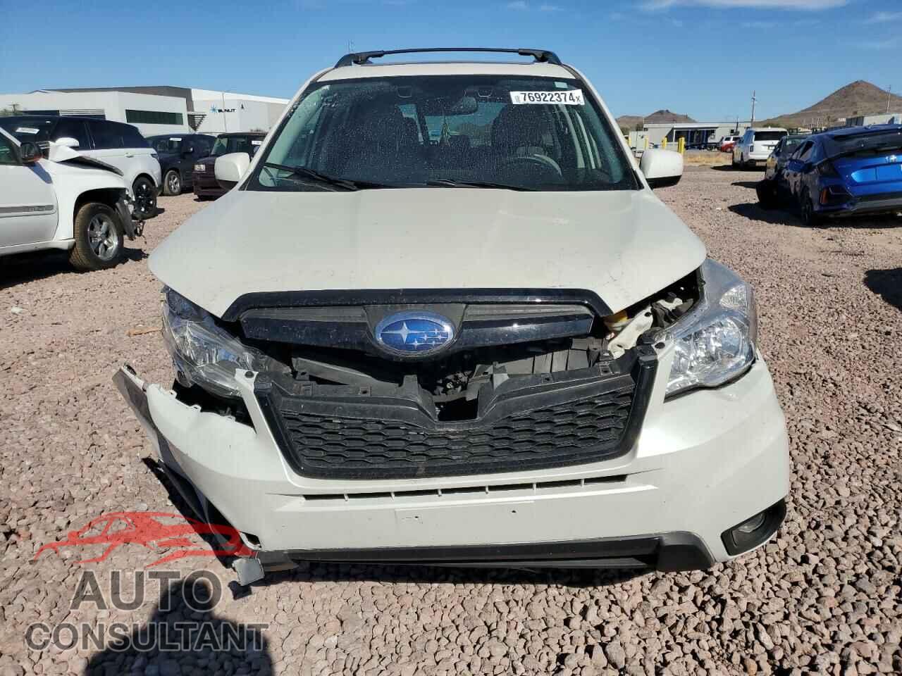 SUBARU FORESTER 2016 - JF2SJAFCXGH482437