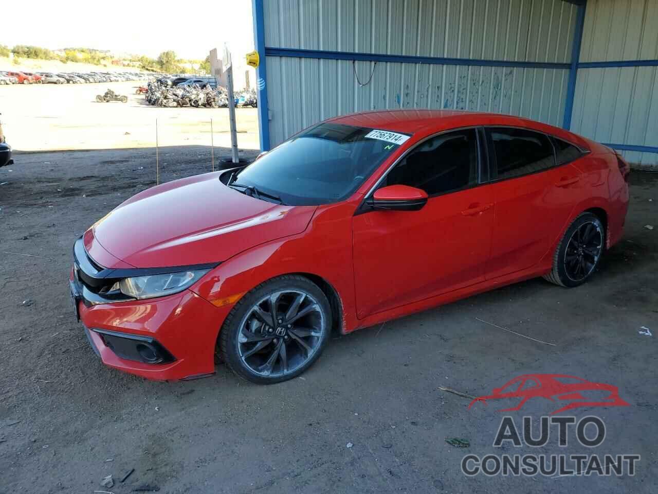 HONDA CIVIC 2019 - 2HGFC2F85KH500102