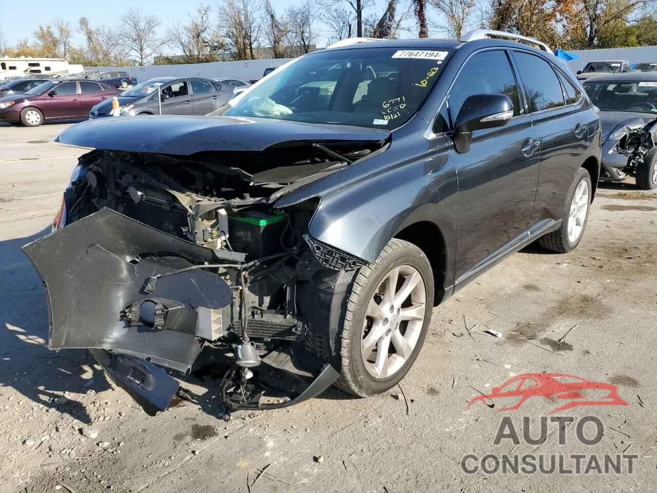 LEXUS RX350 2010 - 2T2BK1BA2AC046771