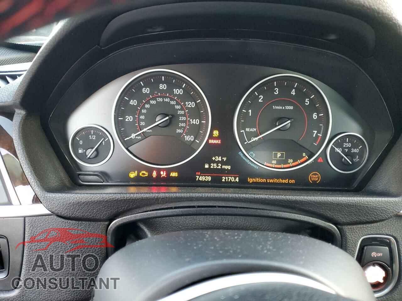 BMW 3 SERIES 2016 - WBA8E3G58GNU04018
