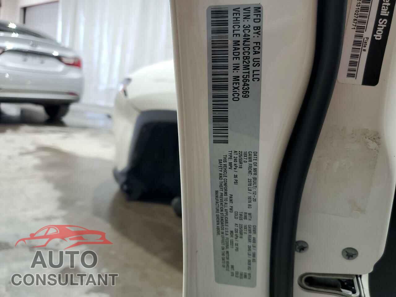 JEEP COMPASS 2021 - 3C4NJCCB2MT564369