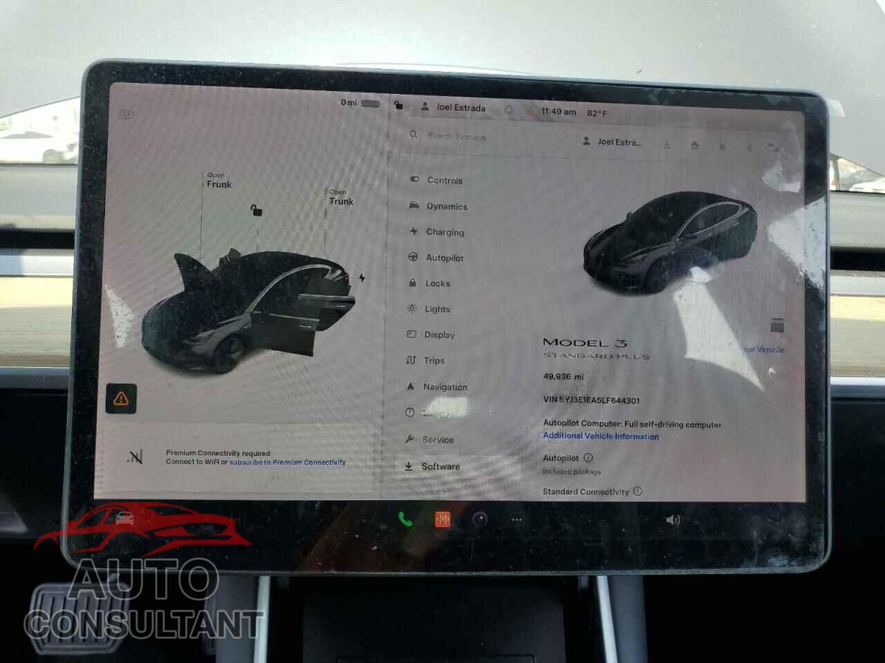 TESLA MODEL 3 2020 - 5YJ3E1EA5LF644301
