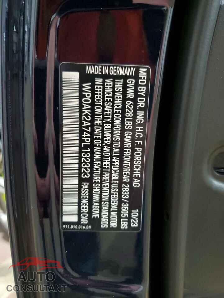 PORSCHE PANAMERA 2023 - WP0AK2A74PL132323