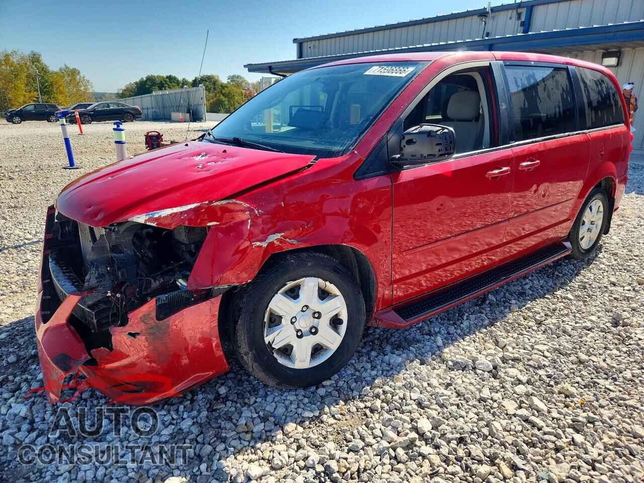 DODGE CARAVAN 2012 - 2C4RDGBG5CR161923