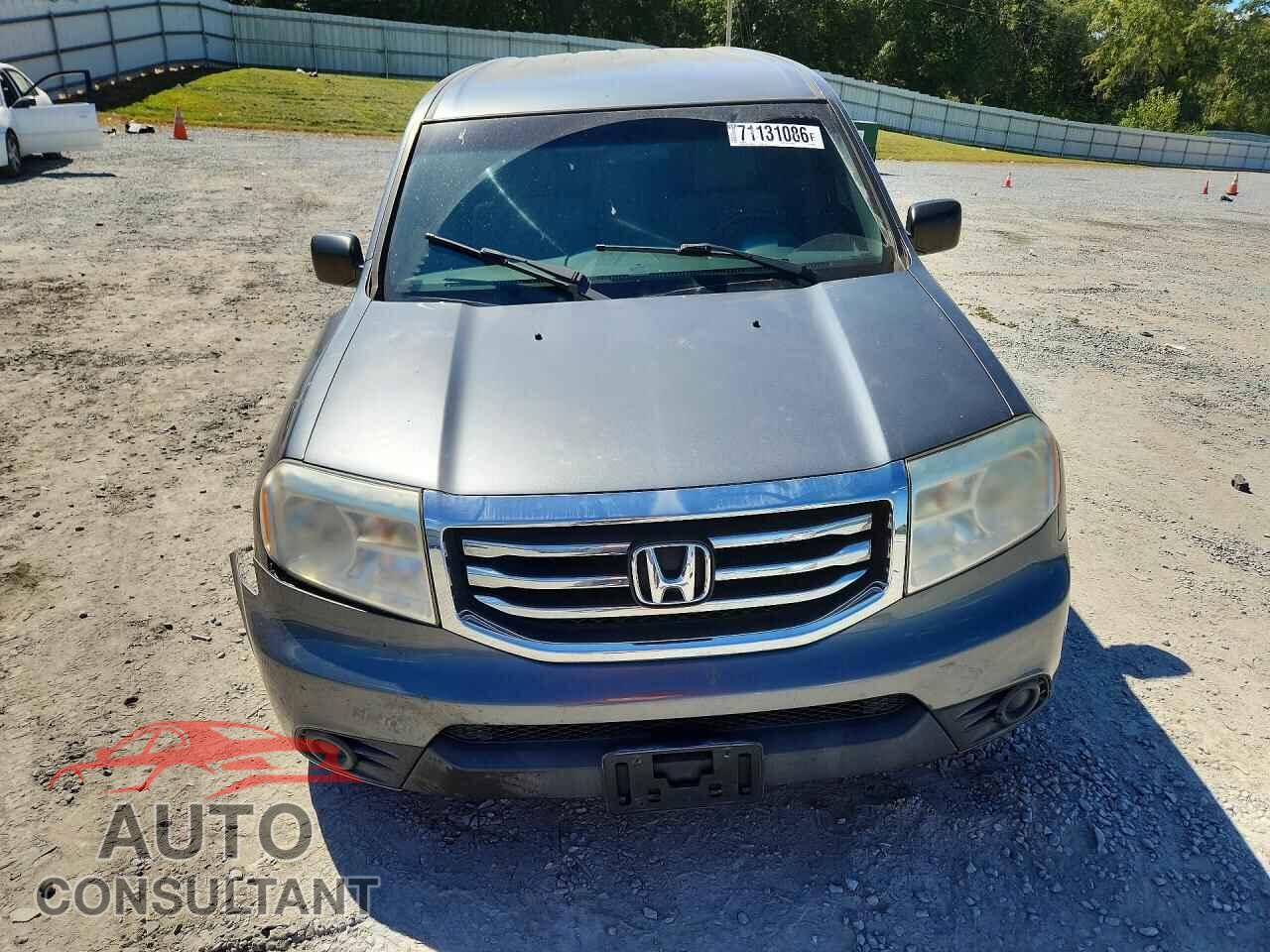 HONDA PILOT 2012 - 5FNYF3H25CB001756