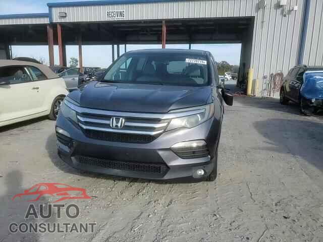 HONDA PILOT 2017 - 5FNYF5H52HB045940