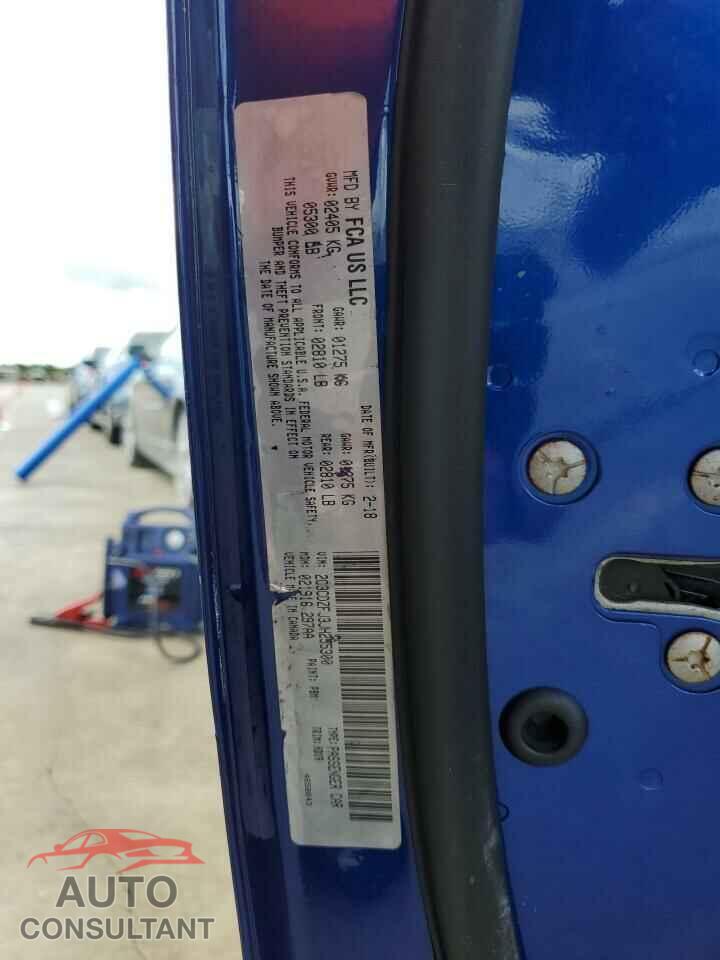DODGE CHALLENGER 2018 - 2C3CDZFJ3JH255300