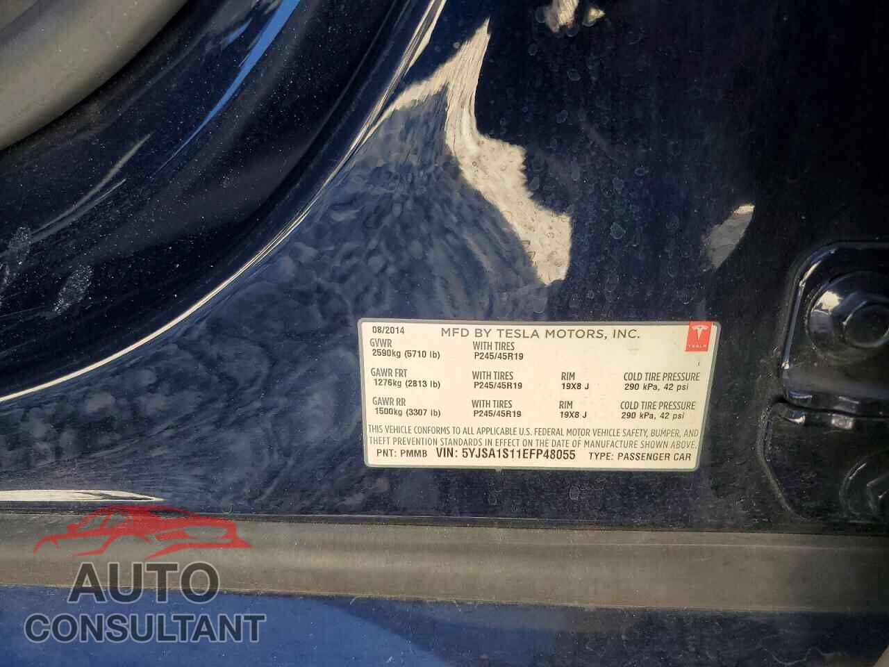TESLA MODEL S 2014 - 5YJSA1S11EFP48055