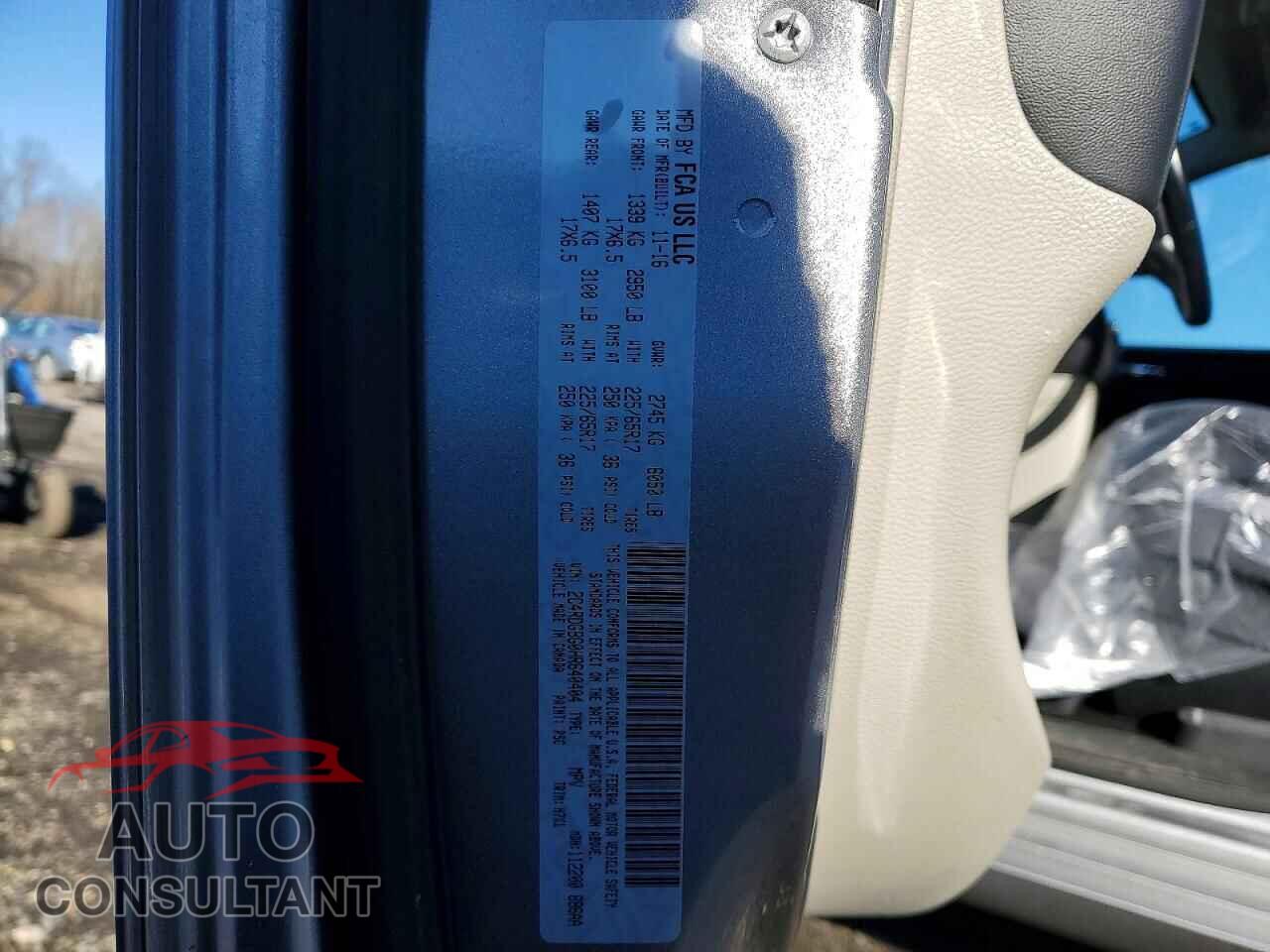 DODGE CARAVAN 2017 - 2C4RDGBG0HR640404