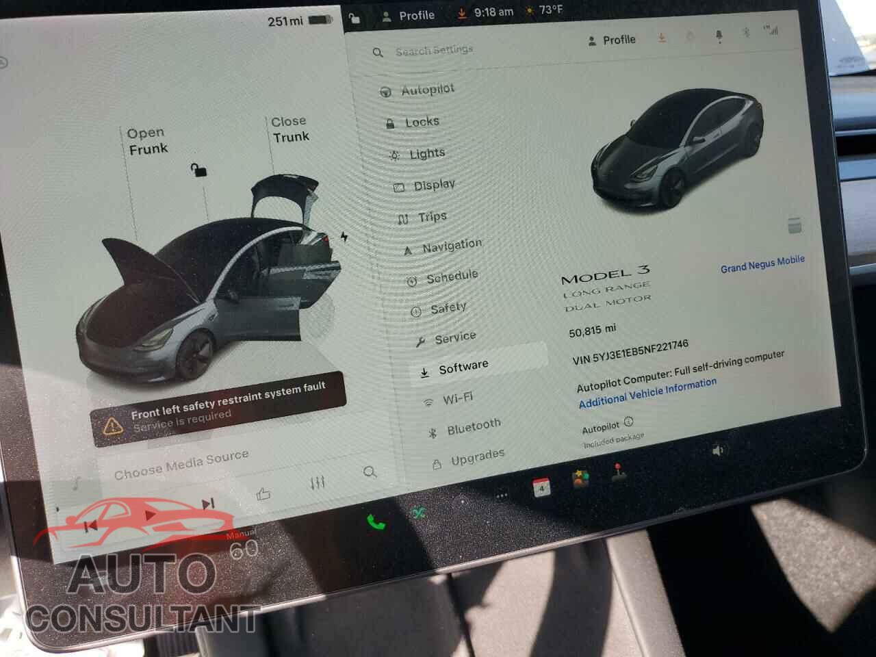TESLA MODEL 3 2022 - 5YJ3E1EB5NF221746