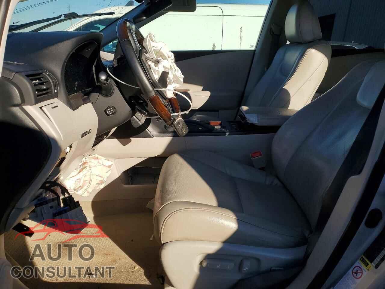LEXUS RX350 2012 - 2T2ZK1BAXCC082290