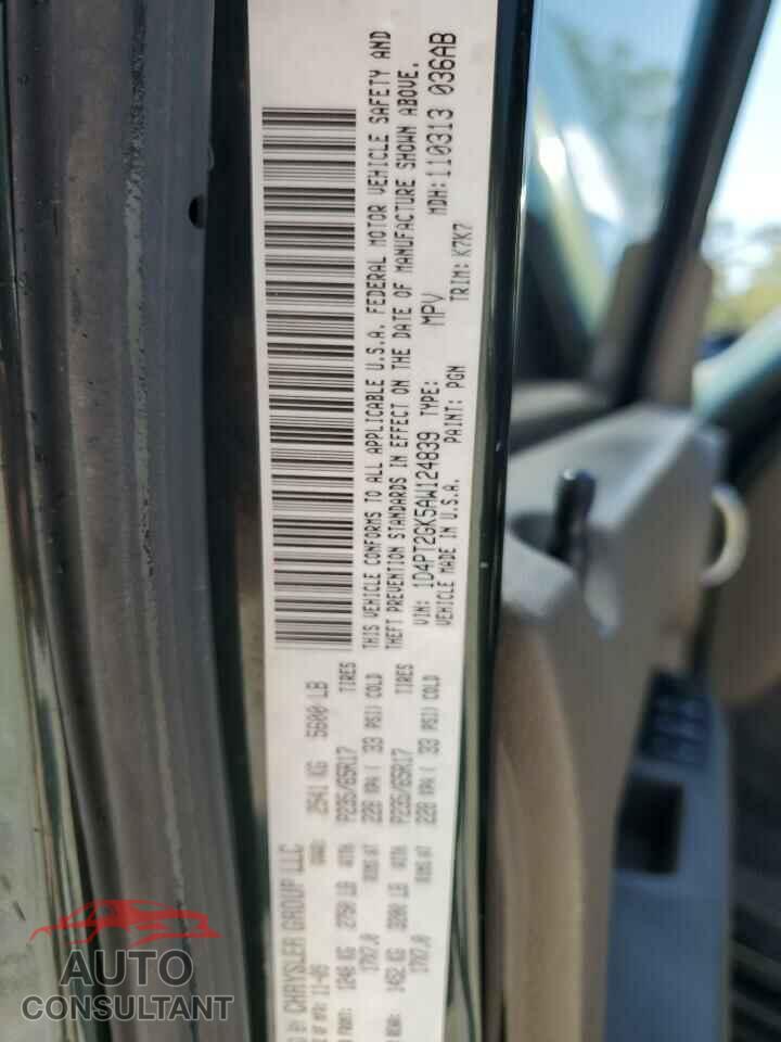 DODGE NITRO 2010 - 1D4PT2GK5AW124839