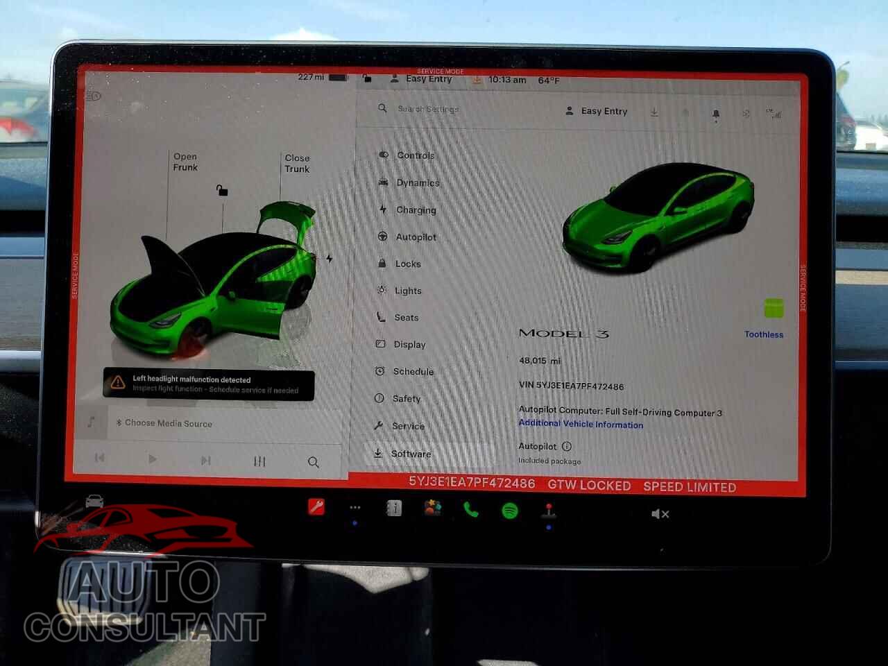 TESLA MODEL 3 2023 - 5YJ3E1EA7PF472486