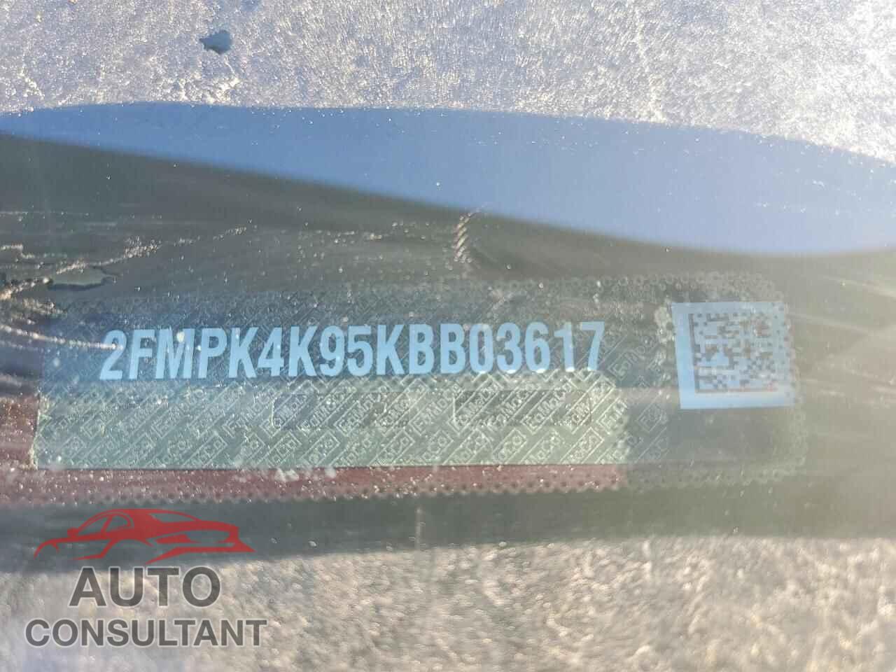 FORD EDGE 2019 - 2FMPK4K95KBB03617