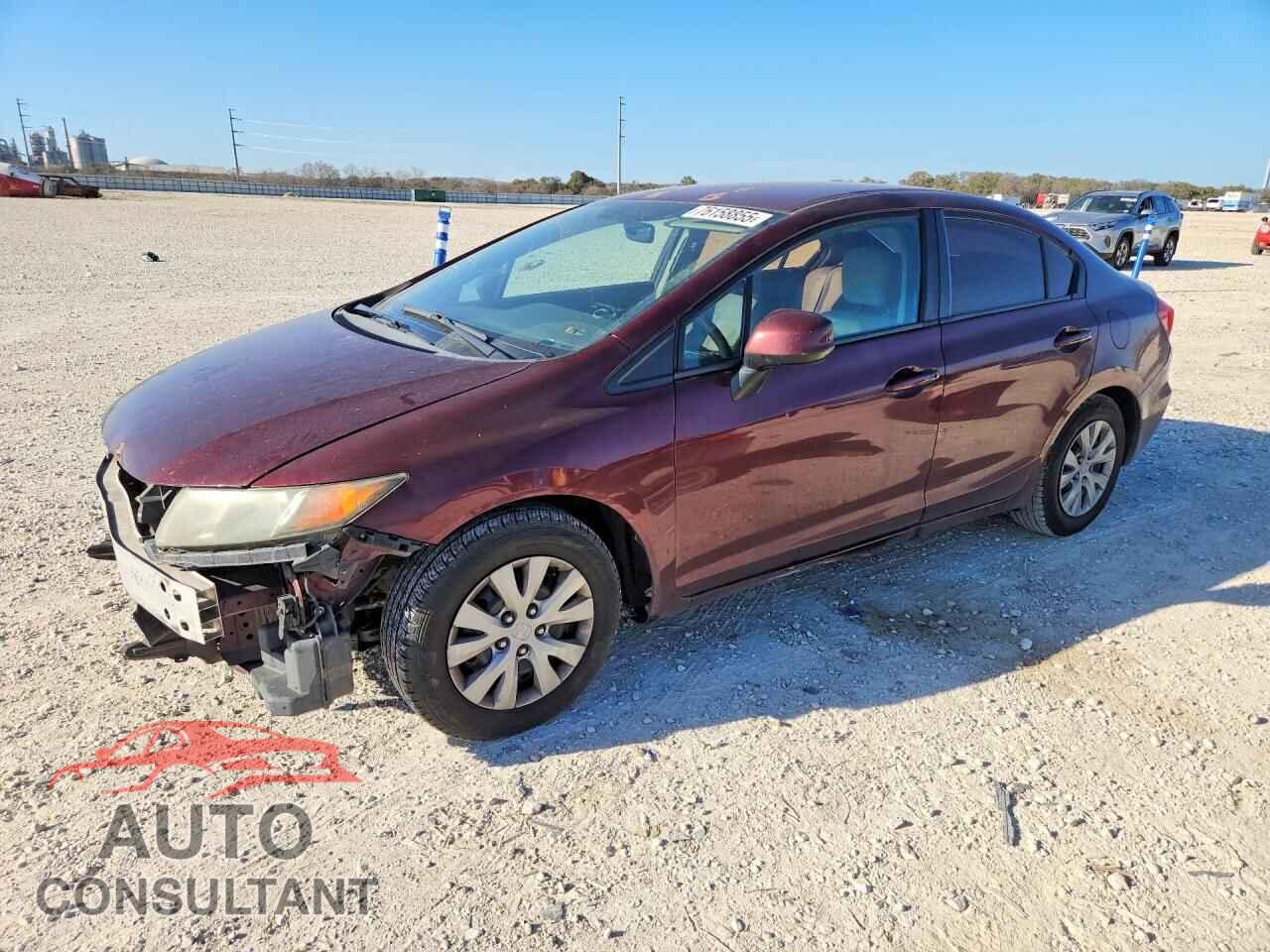 HONDA CIVIC 2012 - 2HGFB2F5XCH534014