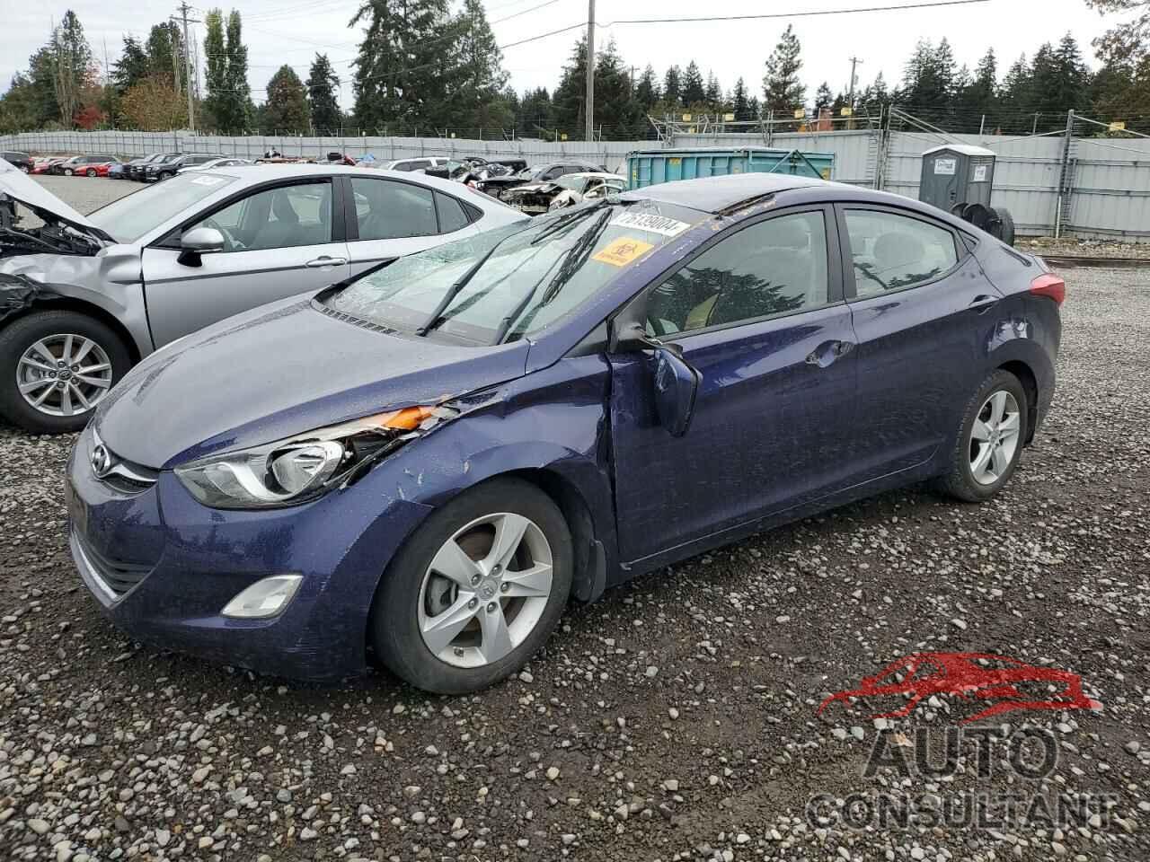 HYUNDAI ELANTRA 2013 - 5NPDH4AE1DH198429