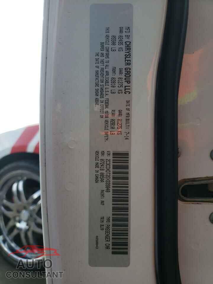 DODGE CHARGER 2014 - 2C3CDXDT2EH339848