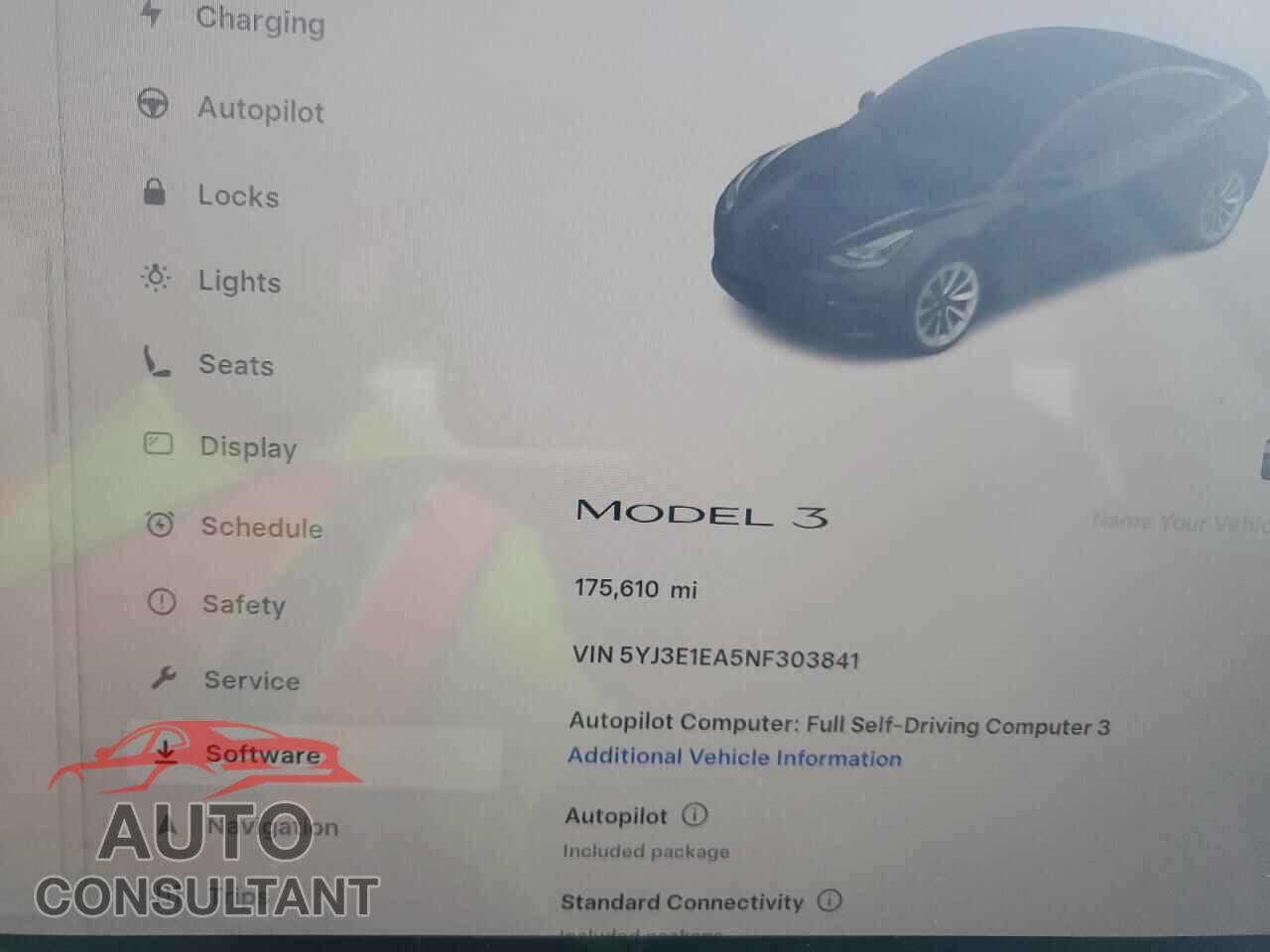 TESLA MODEL 3 2022 - 5YJ3E1EA5NF303841