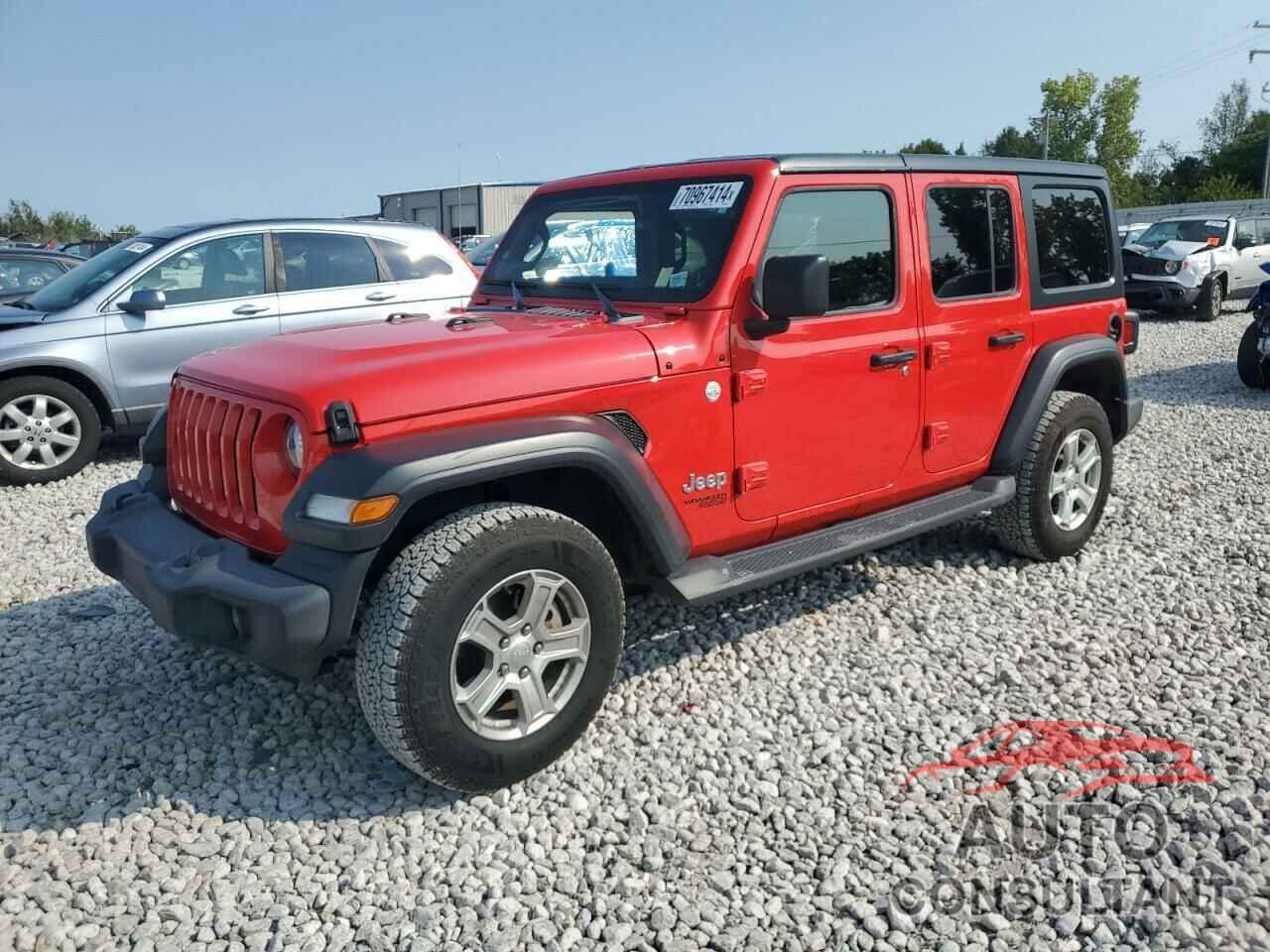 JEEP WRANGLER 2019 - 1C4HJXDN1KW691229