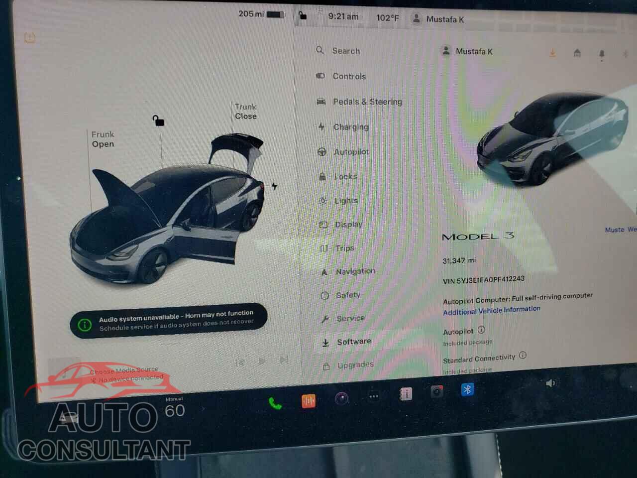 TESLA MODEL 3 2023 - 5YJ3E1EA0PF412243