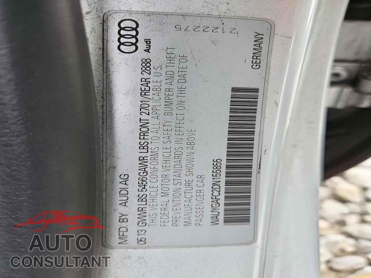 AUDI A7 2013 - WAUYGAFC2DN155855