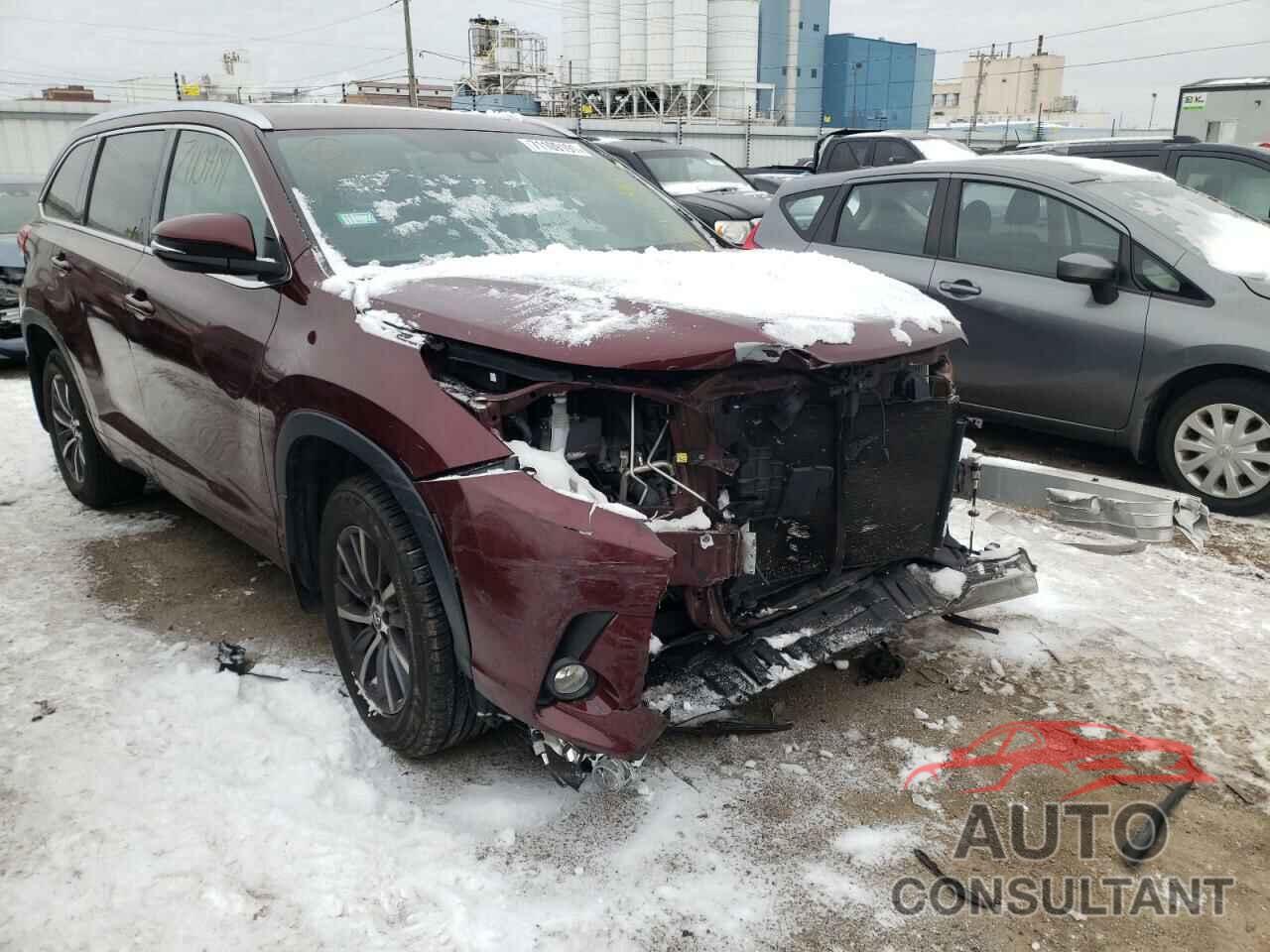 TOYOTA HIGHLANDER 2017 - 5TDJZRFH7HS398537