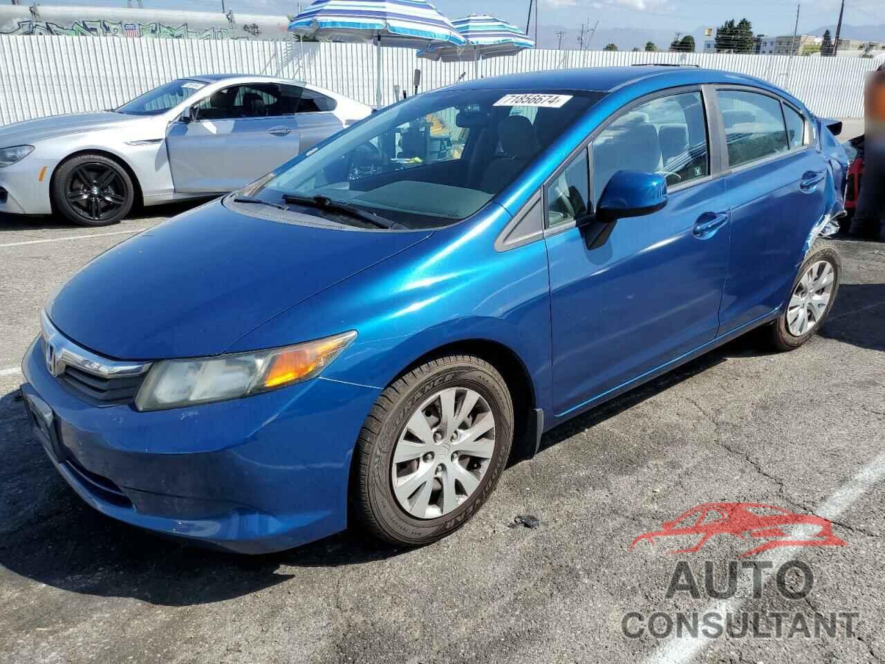 HONDA CIVIC 2012 - 19XFB2F55CE066400