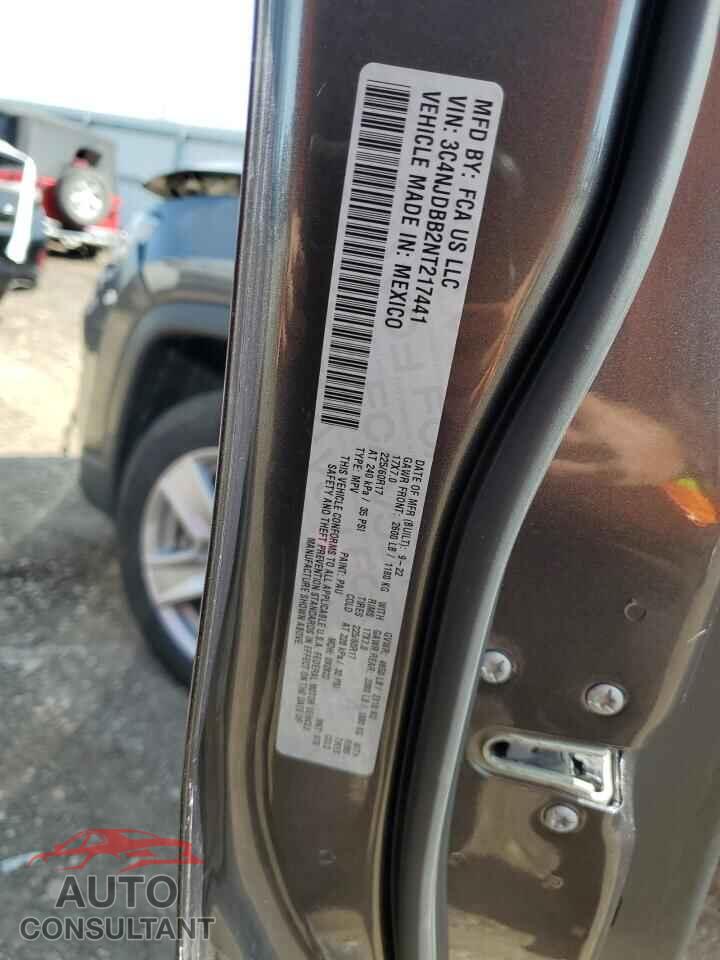 JEEP COMPASS 2022 - 3C4NJDBB2NT217441