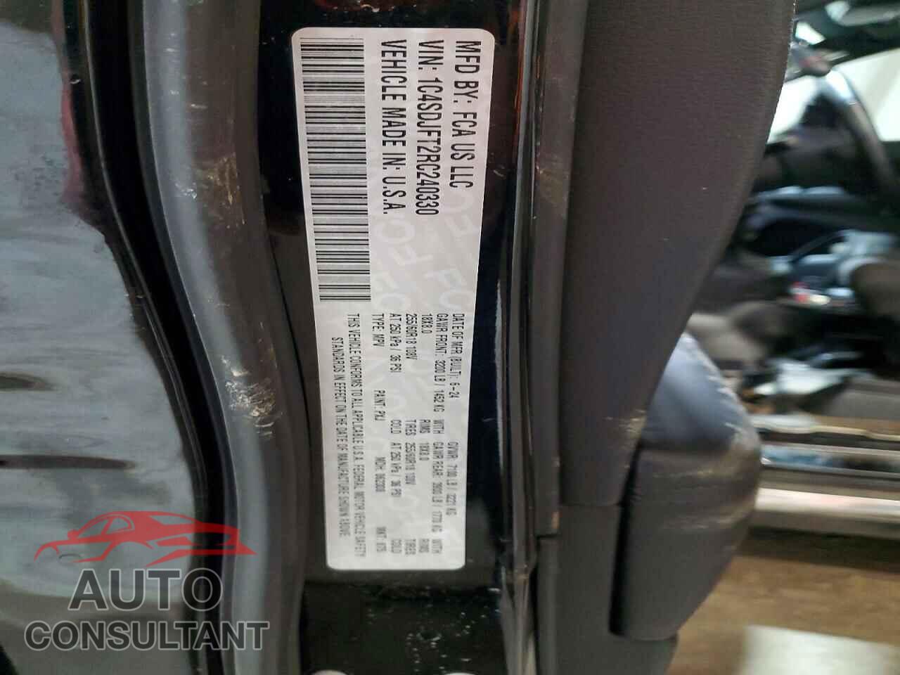 DODGE DURANGO 2024 - 1C4SDJFT2RC240330