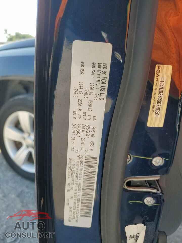 JEEP COMPASS 2016 - 1C4NJDBB3GD778336