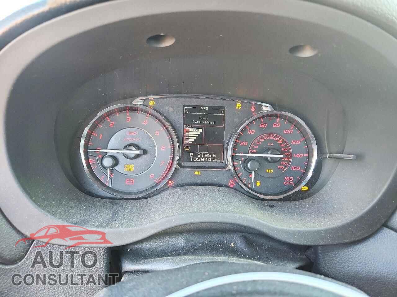 SUBARU WRX 2016 - JF1VA2M68G9816432