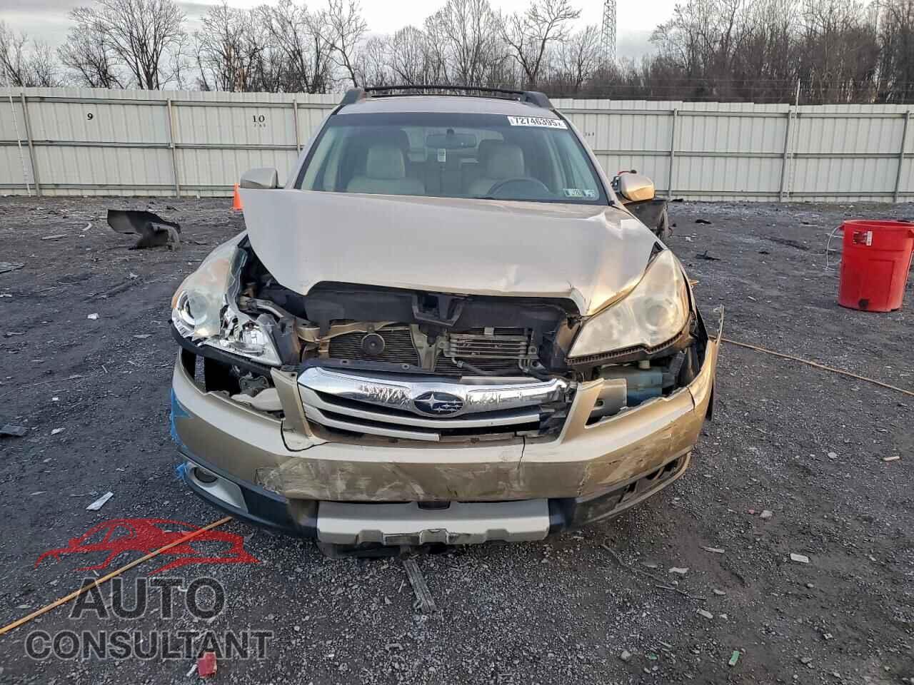 SUBARU OUTBACK 2010 - 4S4BRBKC8A3377351
