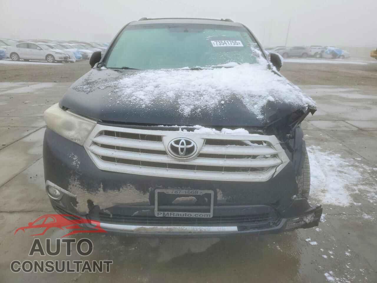 TOYOTA HIGHLANDER 2012 - 5TDDK3EH5CS123712