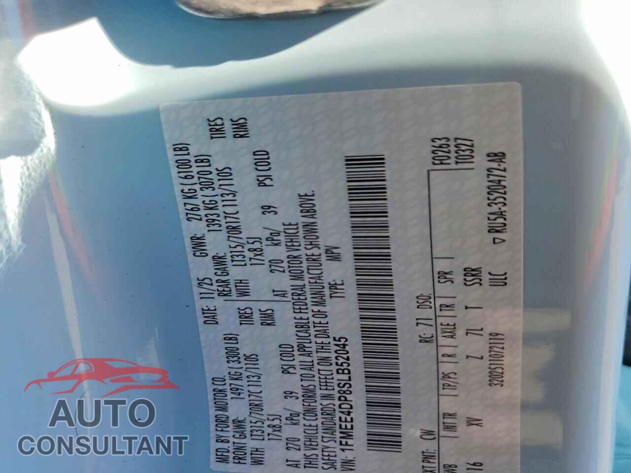 FORD BRONCO 2025 - 1FMEE4DP8SLB52045