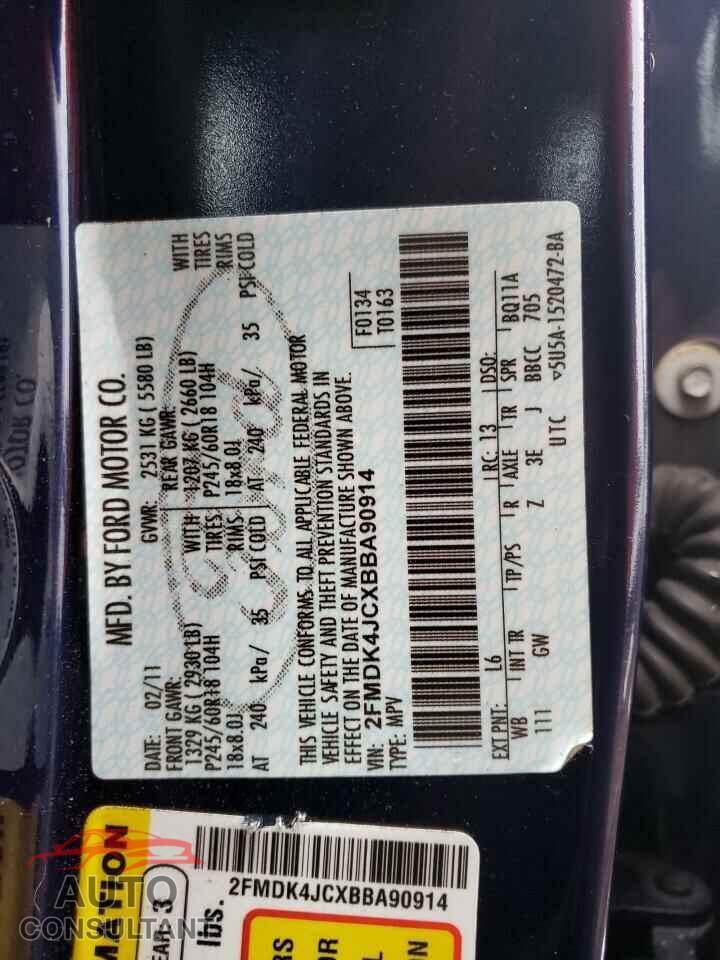 FORD EDGE 2011 - 2FMDK4JCXBBA90914