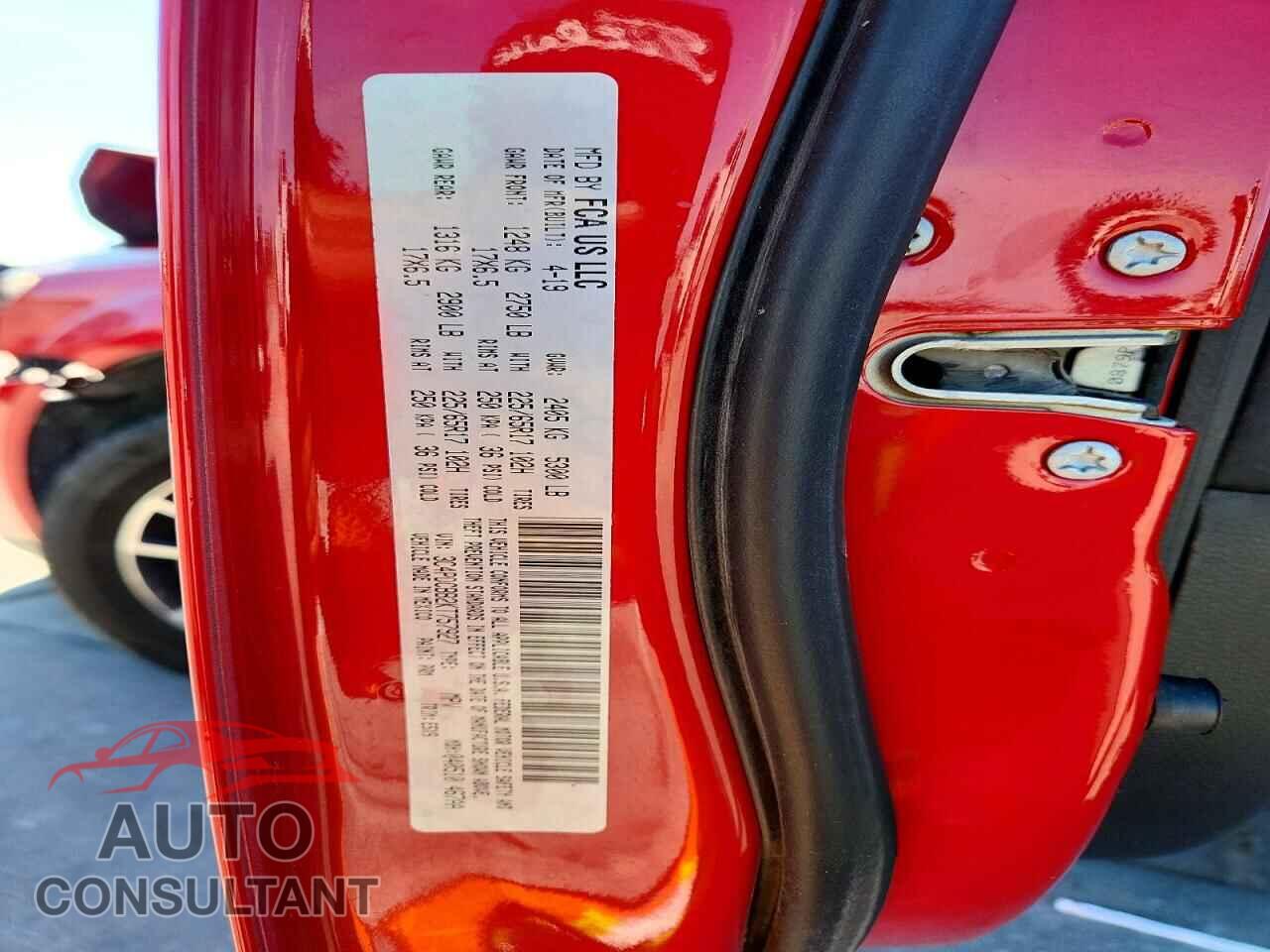 DODGE JOURNEY 2019 - 3C4PDCBB2KT757927