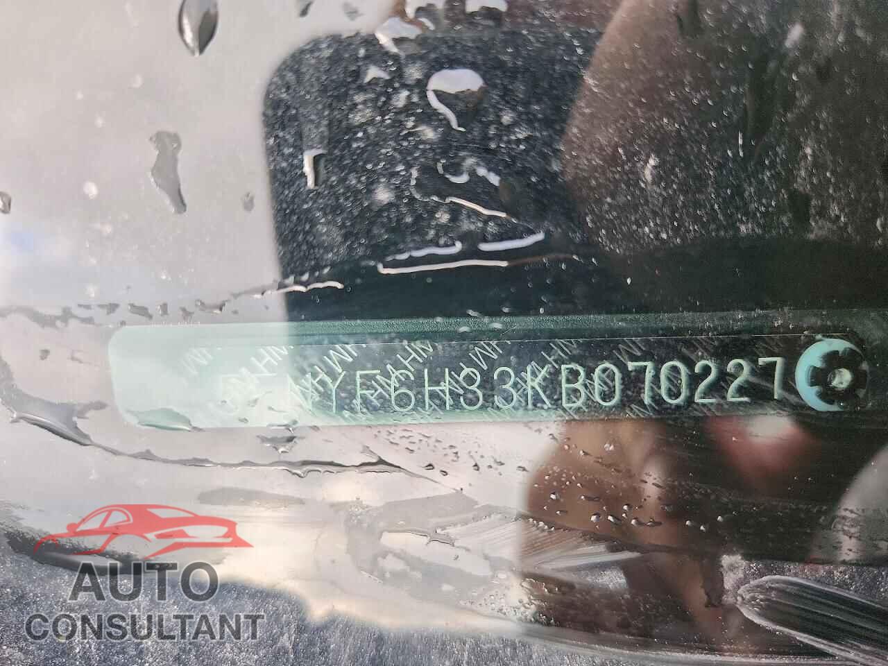 HONDA PILOT 2019 - 5FNYF6H33KB070227
