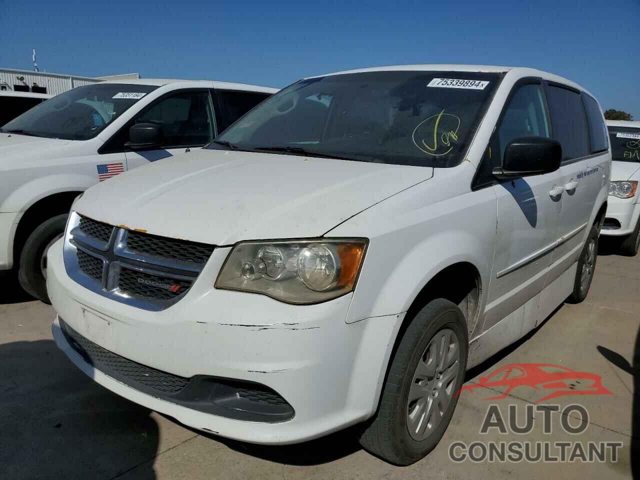 DODGE CARAVAN 2017 - 2C4RDGBG1HR776489