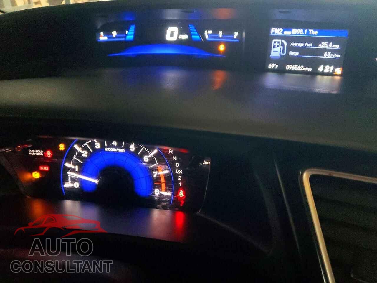 HONDA CIVIC 2013 - 19XFB2F59DE290450